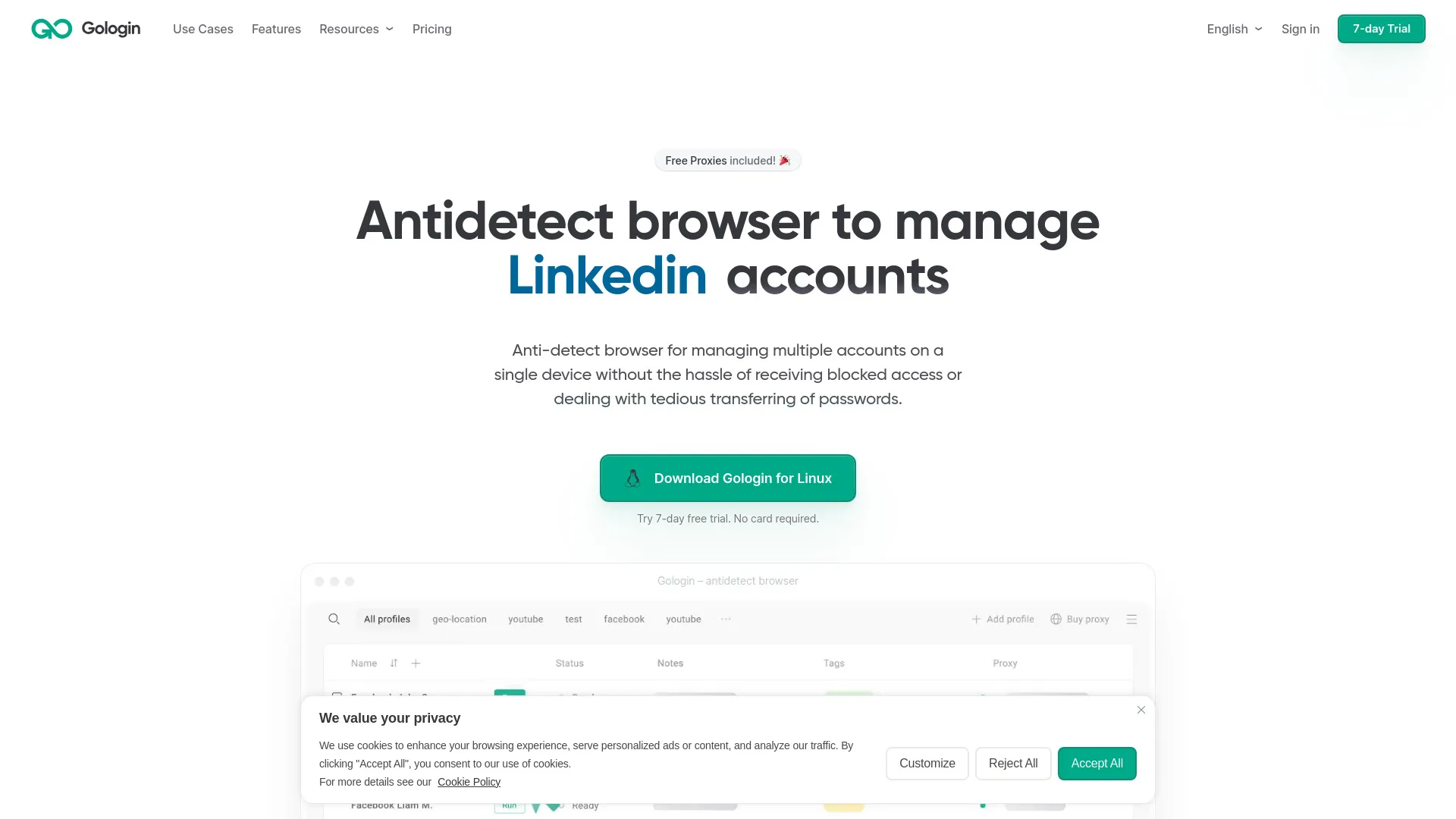 GoLogin – Anti-detection browser prioritizes privacy